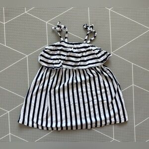 Old Navy|Baby girl/toddler summer Striped Sleeveless Dress with ruffles•••18-24M